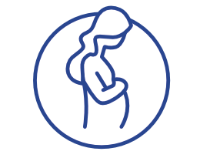 Ikona nudności i wymioty w ciąży
